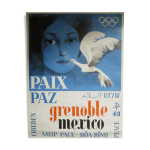 Affiche jeux olympiques d'hiver