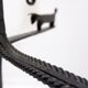 Wrought iron candle holder - France, 20th century