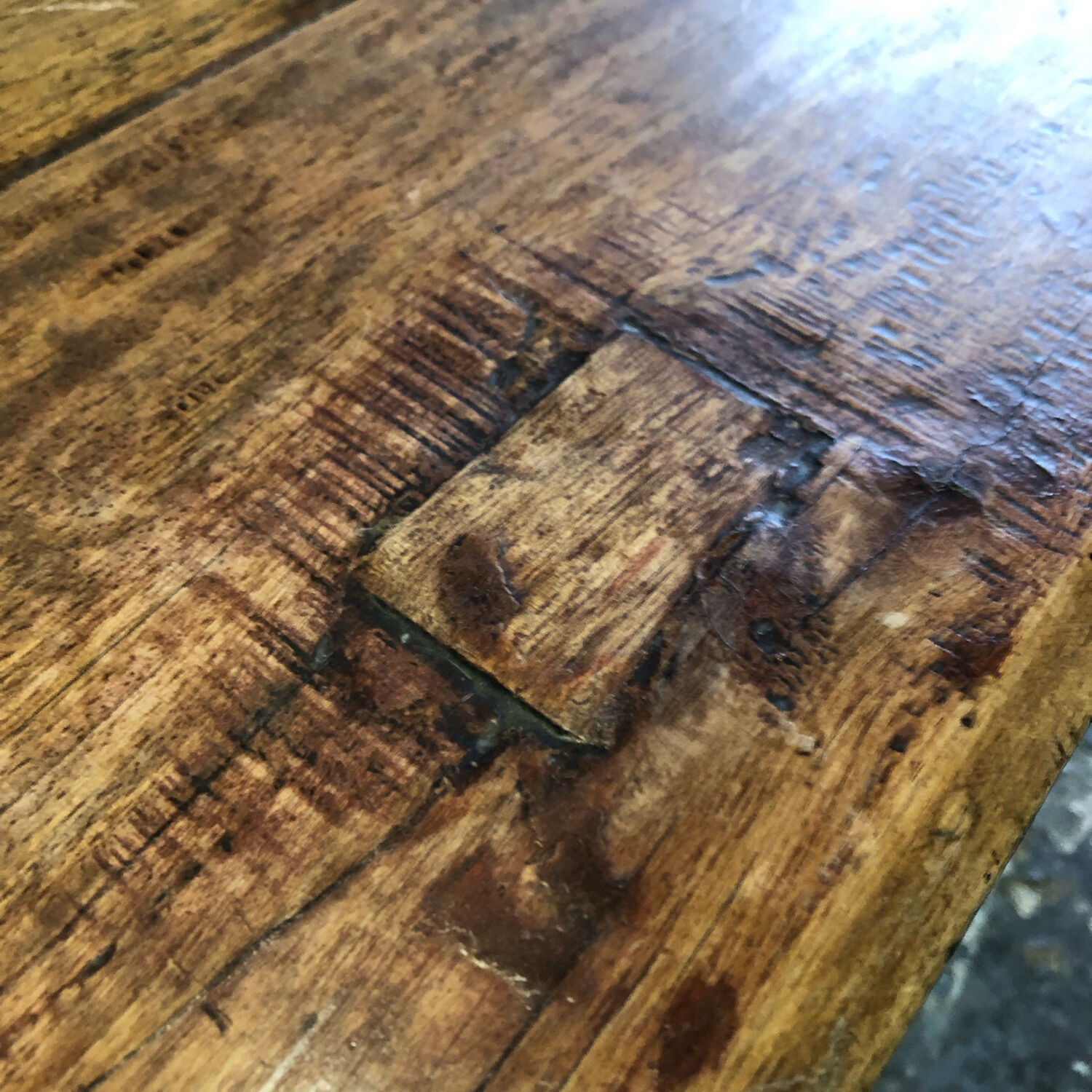 19th century wooden coffee table