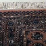 Turkish wool rug with Tekke pattern 211x126cm