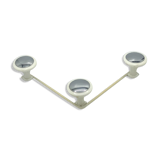 Vintage hook white and chrome