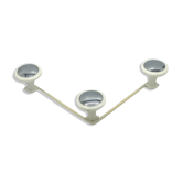 Vintage hook white and chrome