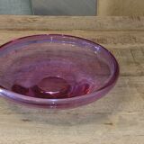 coupe en verre soufflé dans le style Murano