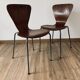 Paire de chaises 3107 - bois & métal