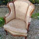 Paire de fauteuils anciens style louis xv