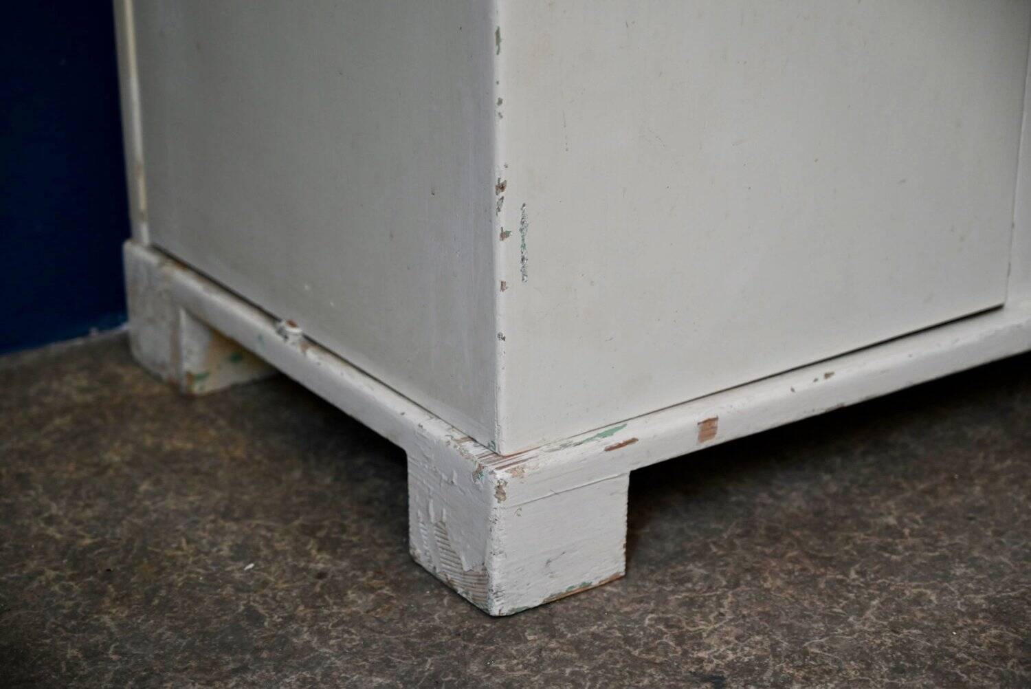 Retro commode with shelves Art Deco painted wood