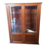 Vitrine empire 2 porte bois ep 1940/50