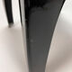 Italian fiberglass black stool, 1960s