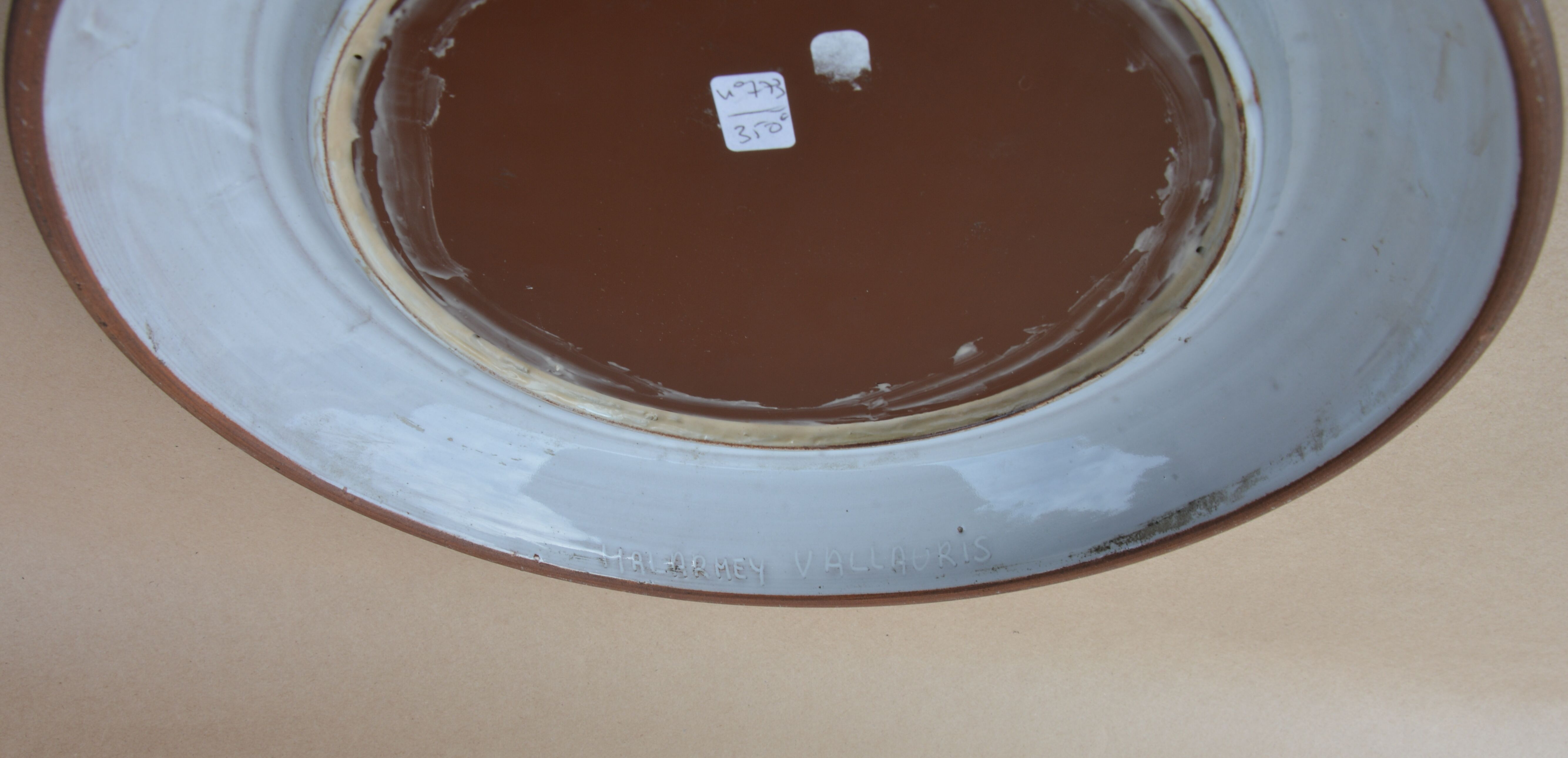 Mirror of the 1950s cooking oven Malarmey 25 x 25 cm