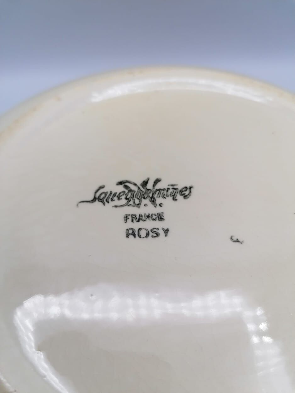 Soupière Rosy Sarreguemines