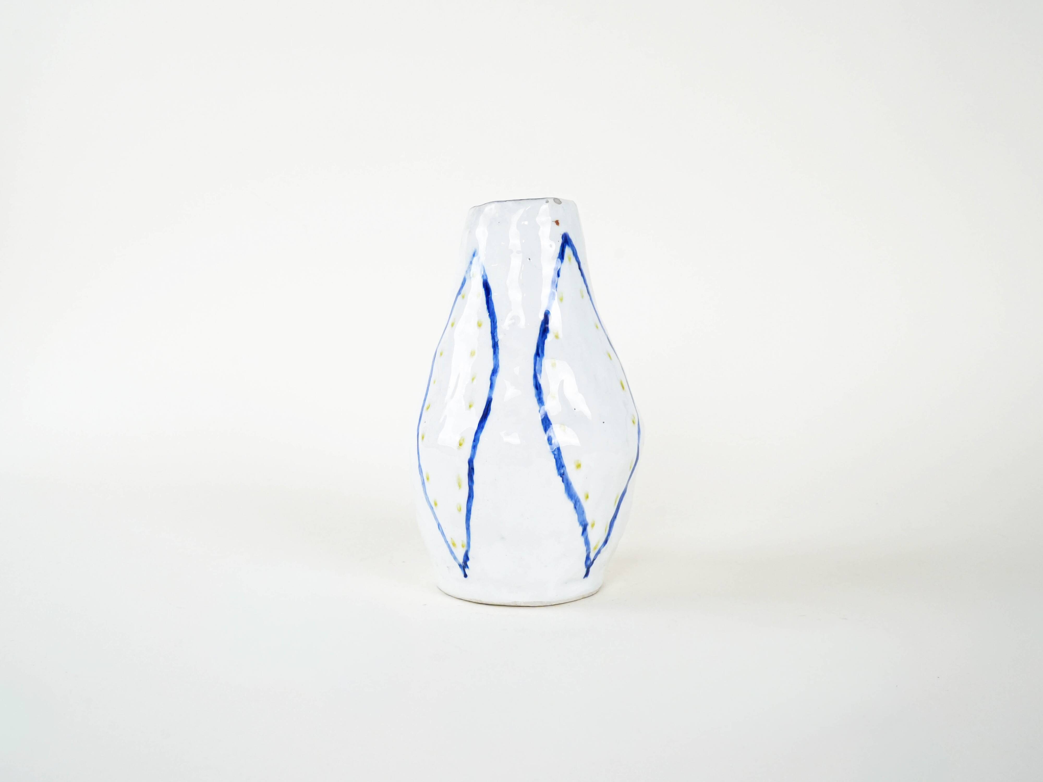 Ceramic vase, Italian design, 1960s, made in Italy