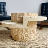 Magnussen ponte travertine coffee table