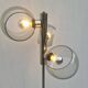 Vintage 1970s space age 3-light floor lamp