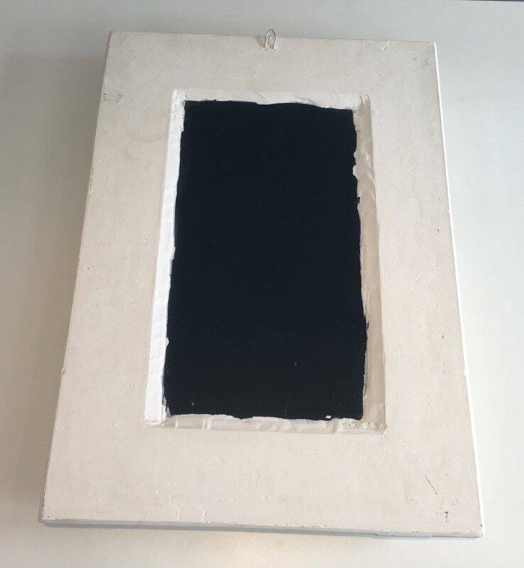 Unique decorative plaster mirror with fruit decorations