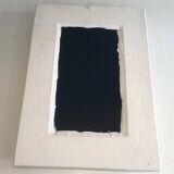 Unique decorative plaster mirror with fruit decorations