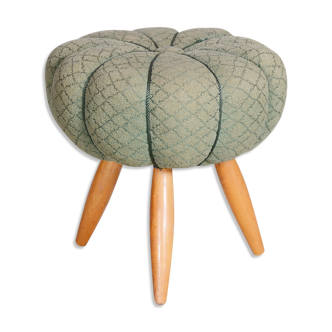 Mid century modern foot stool made in 1950s czechia. original condition