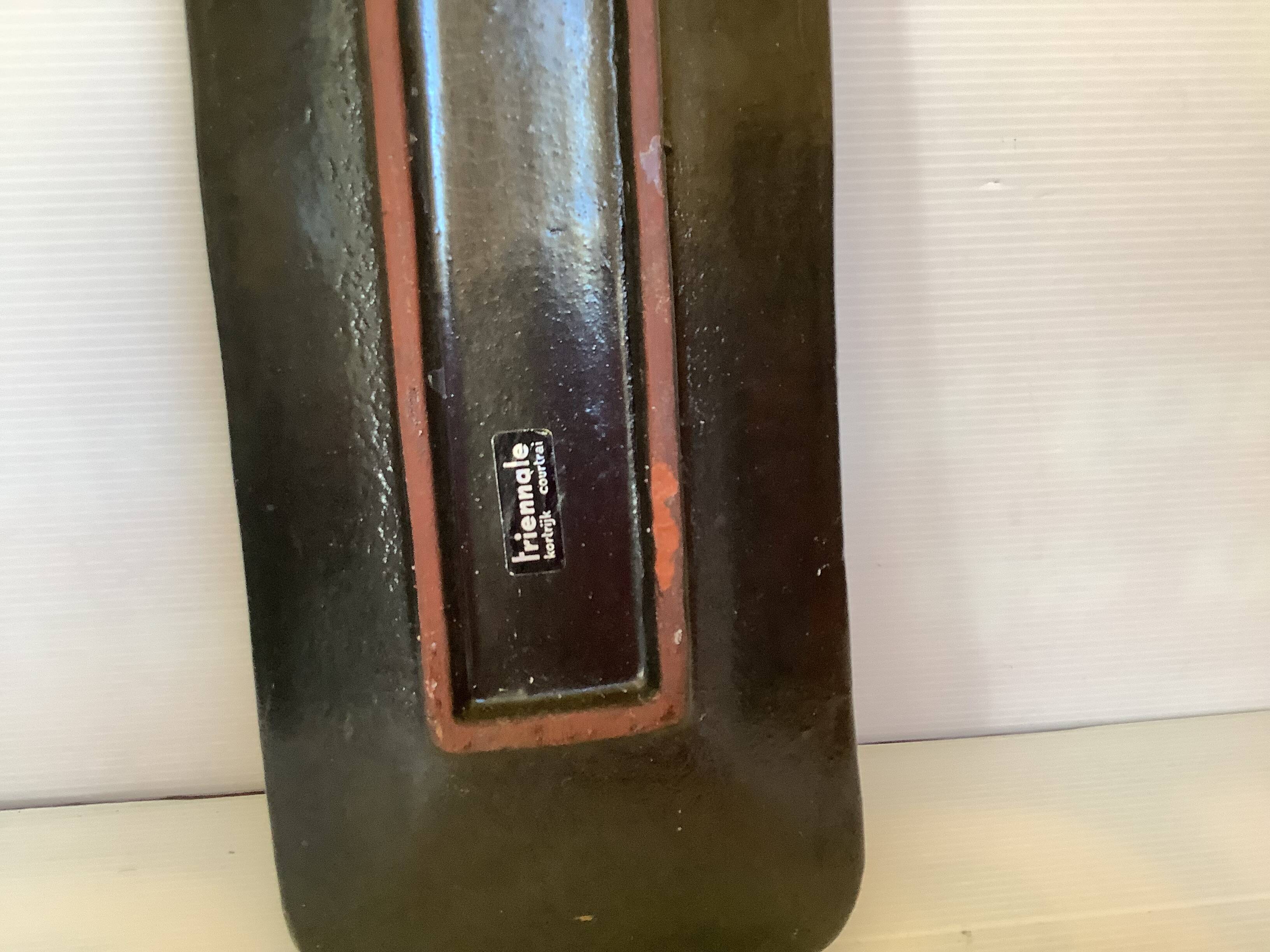 Triennial red pocket empty Kortrijk Kortrijk