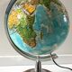 Luminous globe and reliefs made in Italy vintage