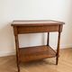 Pair of antique solid wood bedside tables