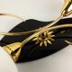 Arlus black and brass opaline sconces 1960