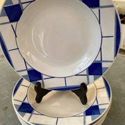 Lots assiettes plates,digoin Sarreguemines,efel