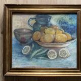 Still Life Painting with Lemons