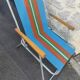 Chaise pliante de camping rétro vintage 1970
