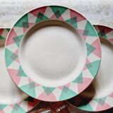 Digoin Sarreguemines Arlequin Plate