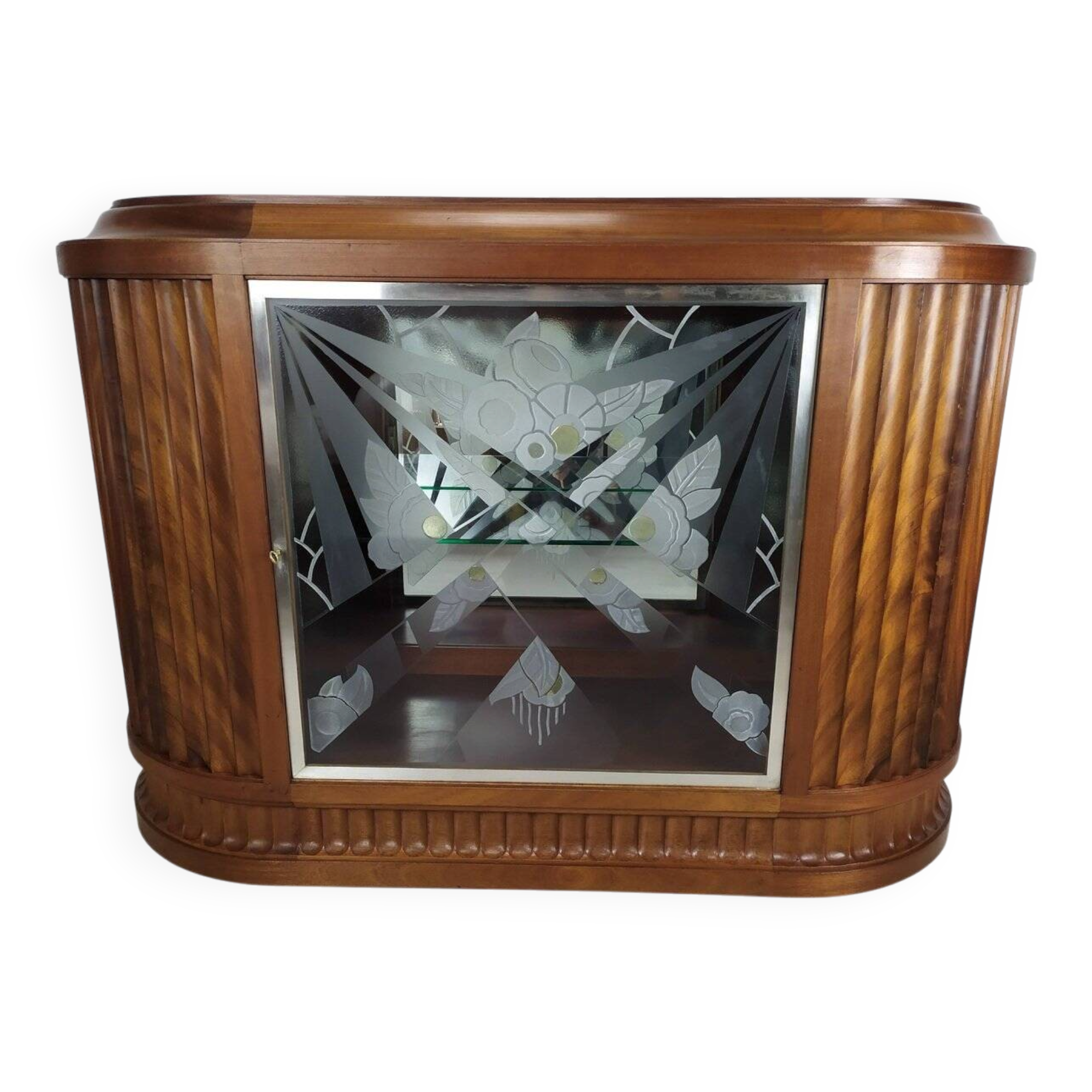 Vitrine argentier art déco, 1930s
