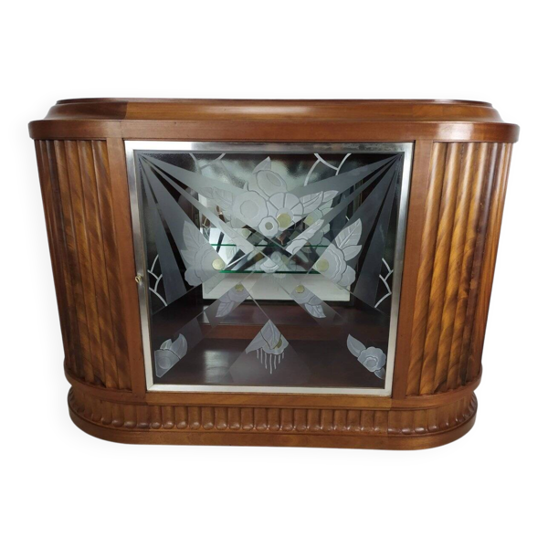 Vitrine argentier art déco, 1930s