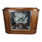 Art Deco silver display cabinet, 1930s