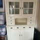 Large Wooden Country-Style Hutch / Buffet & Hutch Cabinet – Off-White