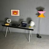 Futuristic aluminum desk