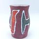 Small Accolay vase in ceramic with polychrome abstract decoration – 1950s/60s