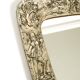 Beautiful Mid-Century Modern Wall Mirror with a Silver-Plated Frame
