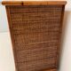 Vintage chest of drawers in bamboo and wicker 1970