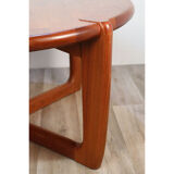 Scandinavian coffee table Denmark in teak 1960