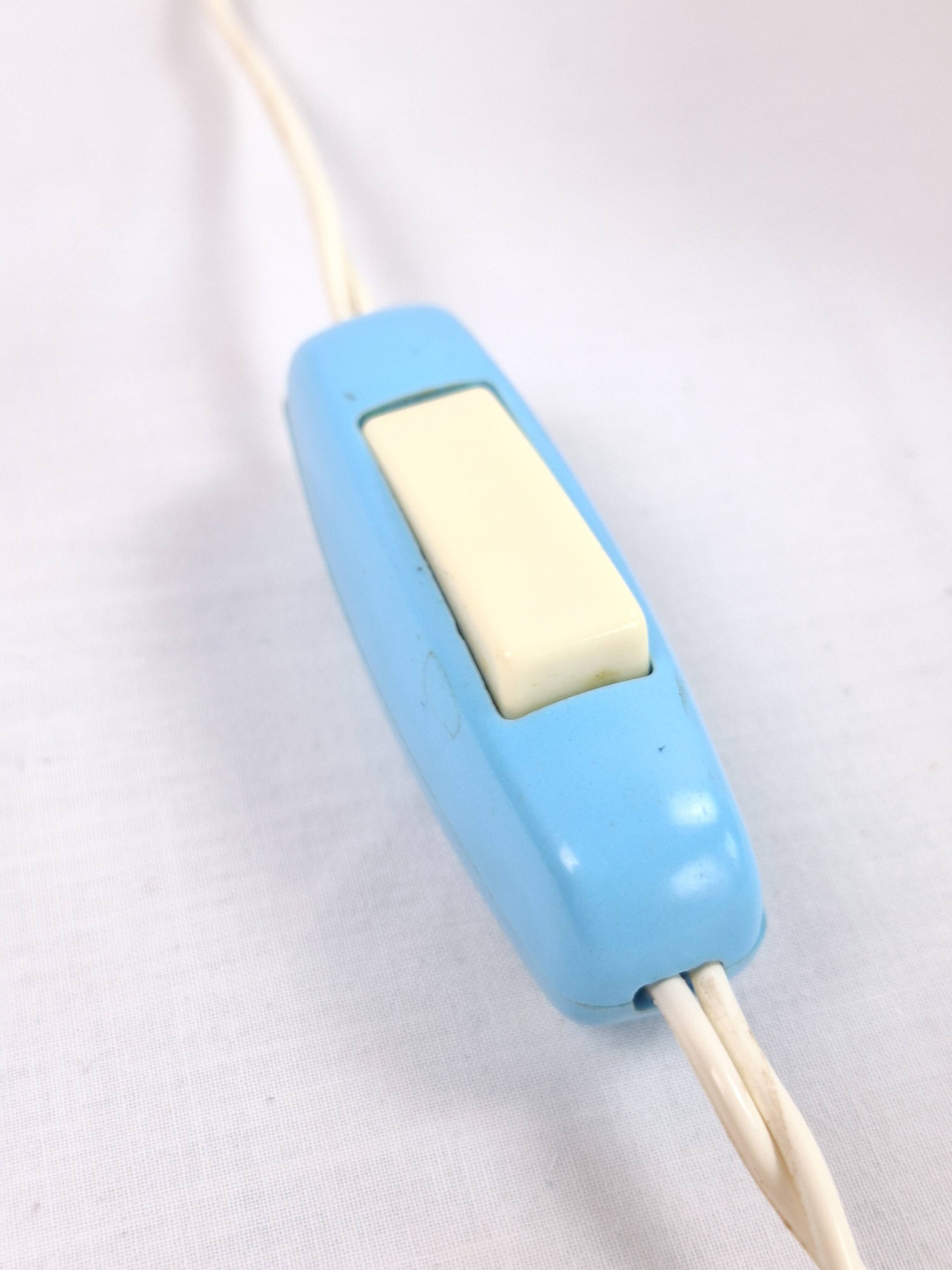 Lampe verre 70s vintage space age art déco