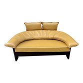 Canapé cuir design années 60 70 attribué à G. van den Berg scandinave