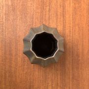 Vintage German brutalist ceramic gourd vase by Heinrich Fuchs for Luisenburg, 1970s.