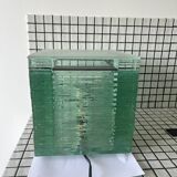 Stacked solid glass lamp