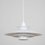 Pair of 2 vintage pendant lamps Volga by Kurt Wiborg, Jeka, 1980s