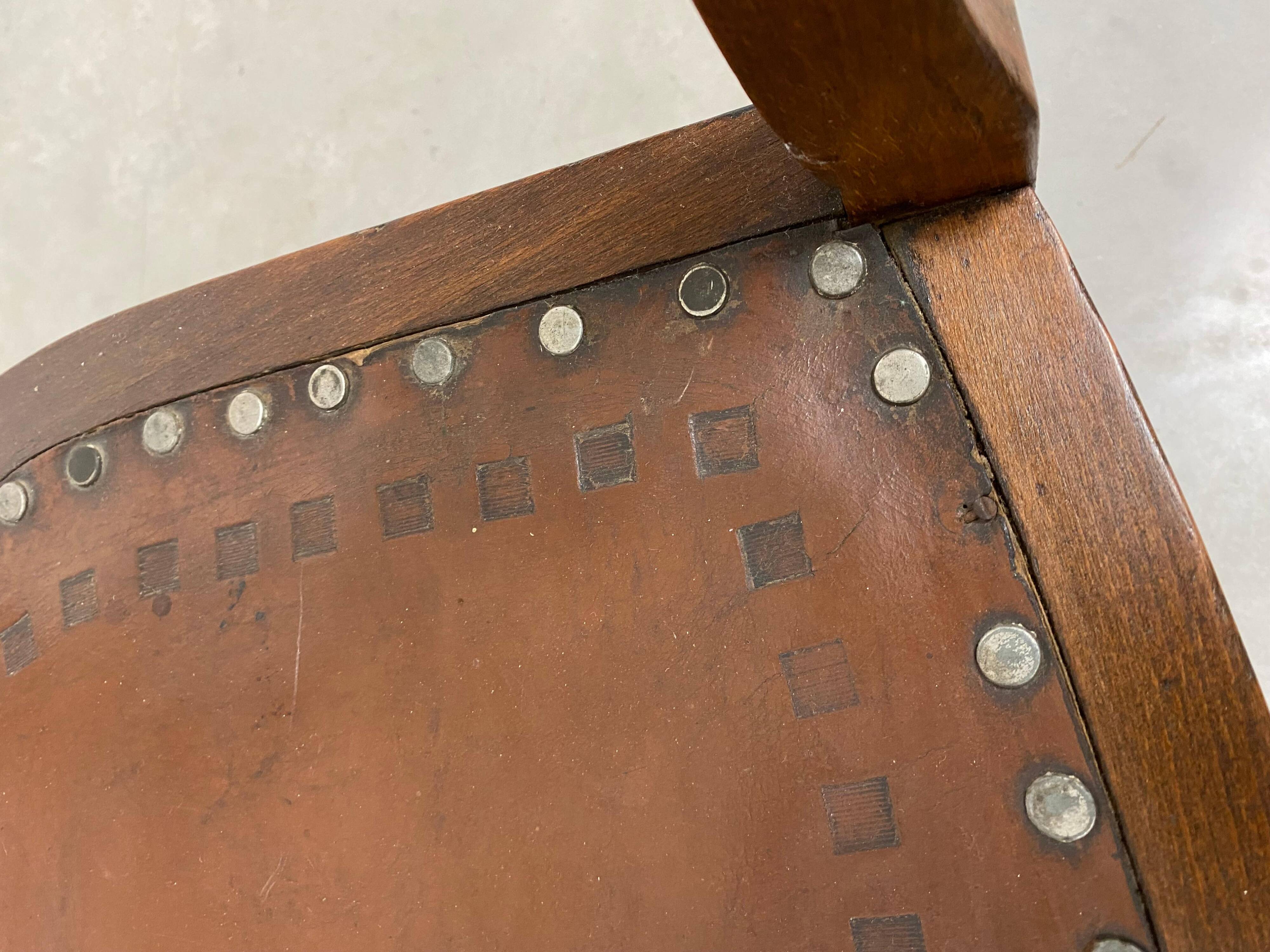 Fauteuil de bureau Sécession par Joseph Maria Olbrich