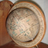 Greenhouse books with terrestrial globes wooden