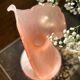 Vase Leonardo en verre dépoli rose