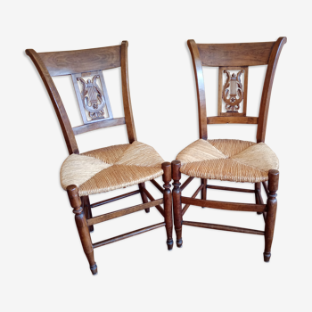 Pair of chairs 19th