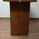 Brutalist console made of solid wood