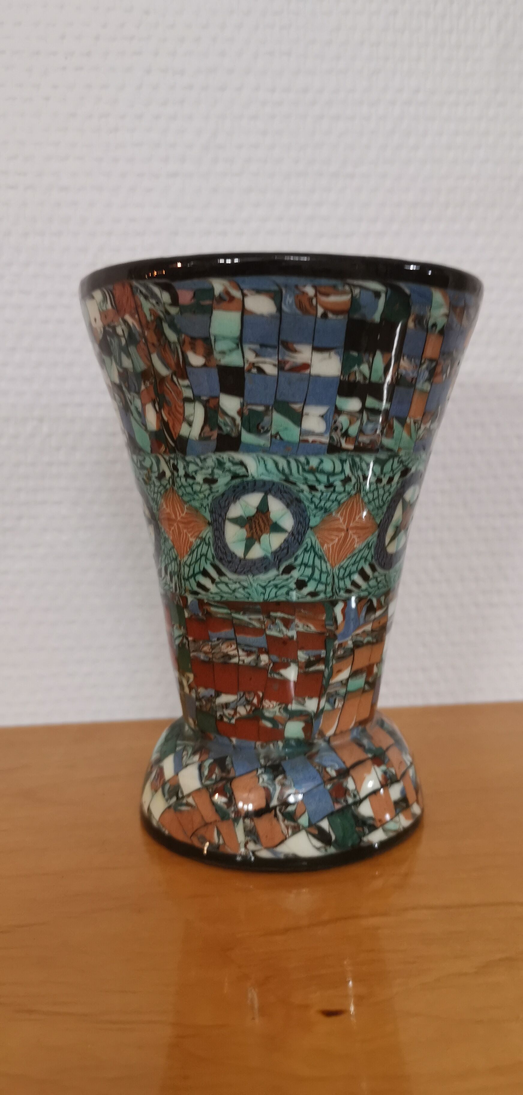 Vase signed gerbino from vallauris