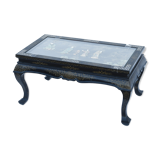 Black laqué wooden coffee table