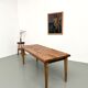 Table de ferme vintage en peuplier